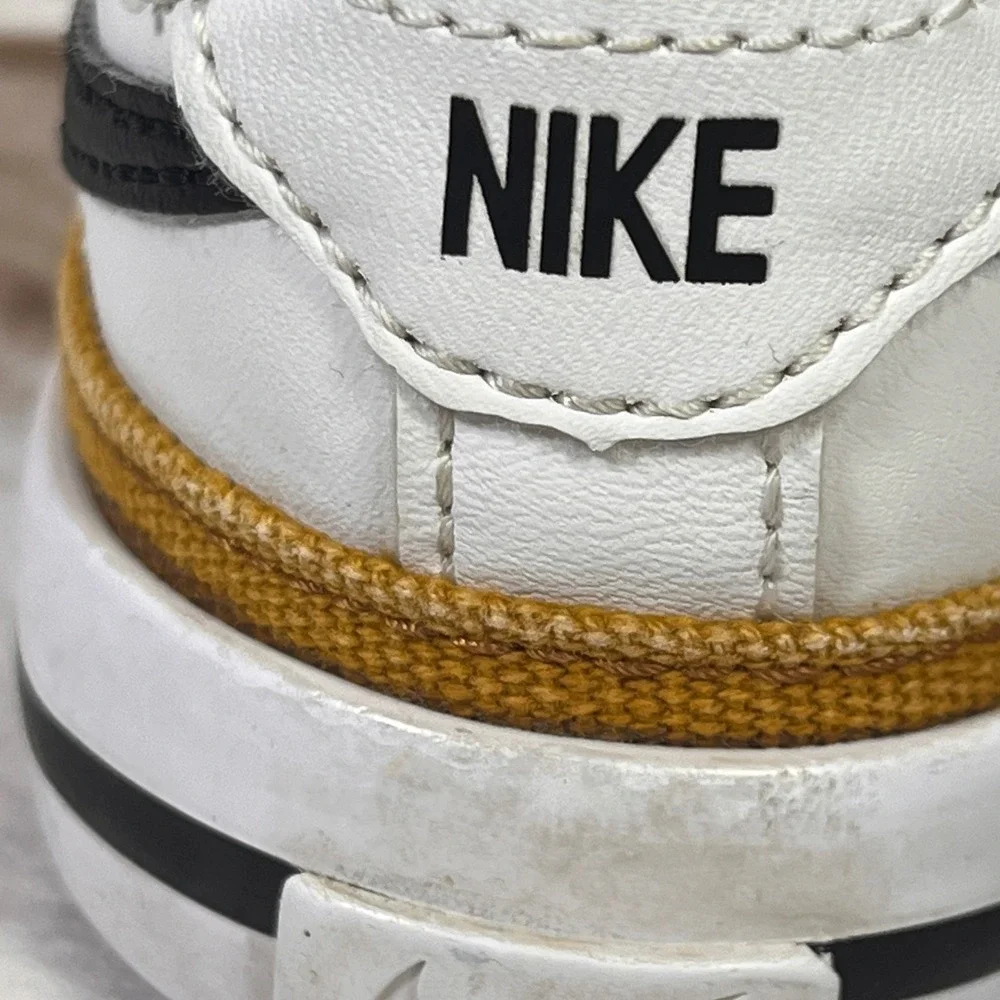 Nike‎ Court Legacy Toddler Sneakers White Black Shoes Tennis Kids 4C